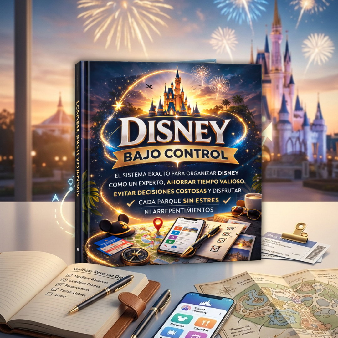 GUÍA PARA OPTIMIZAR TU VIAJE A DISNEY + 5 BONUS DE REGALO (INCLUYE VIDEO TUTORIAL PARA LA APP)